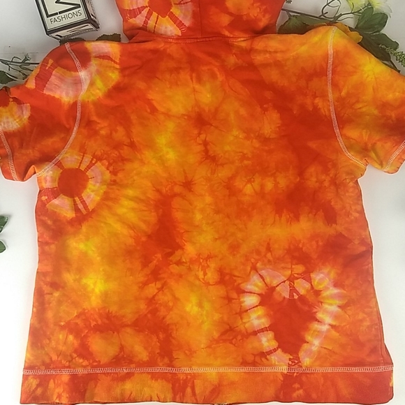 Karen Scott Sport tie dyed ss fz hoodie - Picture 10 of 16